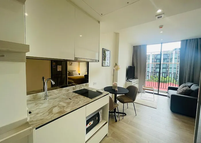 Appartement Sukhumvit10 Asoke Nana Terminal 21 Korea Town 月租公寓 免费接机服务